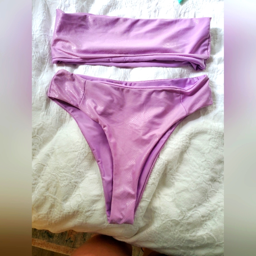 SHEIN Mermaid Scale Bikini